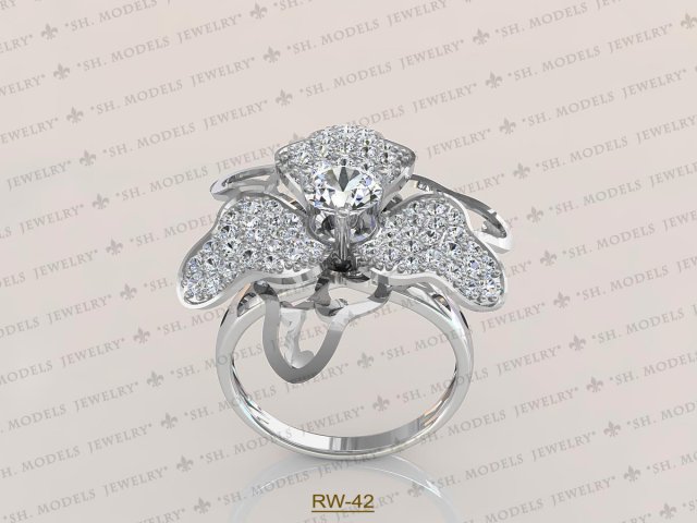 Womens Ring-RW-42 3D Model