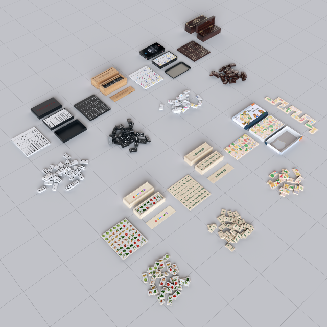 Dominoes 3D Model