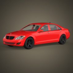 Mercedes S Class Car 3D Model