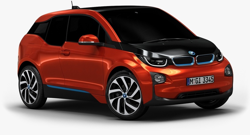 2014 BMW i3 (Low Interior) 3D Model - 3DHunt.co