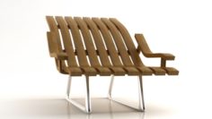 Wood Chair Free 3D Model