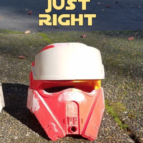 Shoretrooper Helmet Resized for Kids 3D Print Model