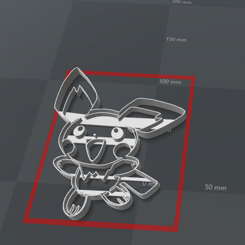 pichu pokemon cookie 3D Print Model