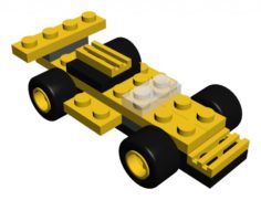 Lego 4096 Micro Wheels F Free 3D Model