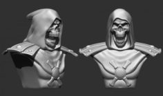 Skeletor bust Free 3D Model