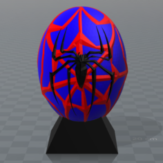 Superhero Eggs “Spiderman” 3D Print Model