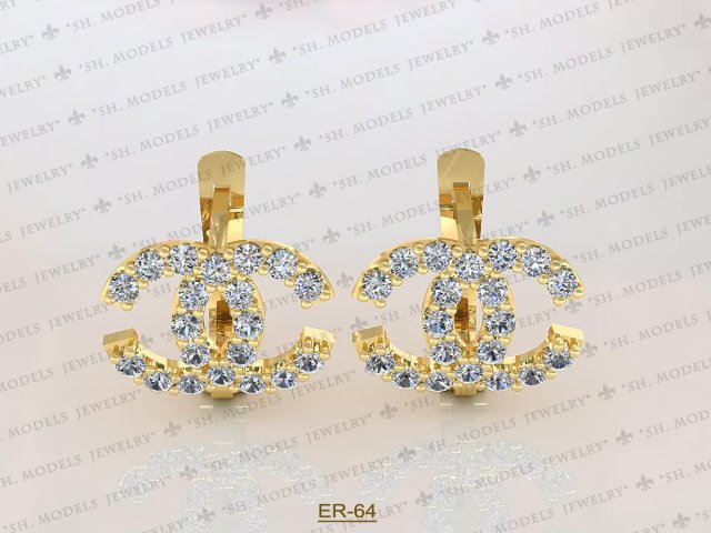 Earrings-64 3D Model