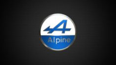 Alpine logo 3D Model