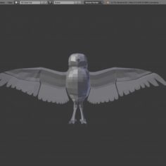 A Simple Owl Mesh (Xerxes)						 Free 3D Model