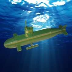 Submarine 3D Print Model
