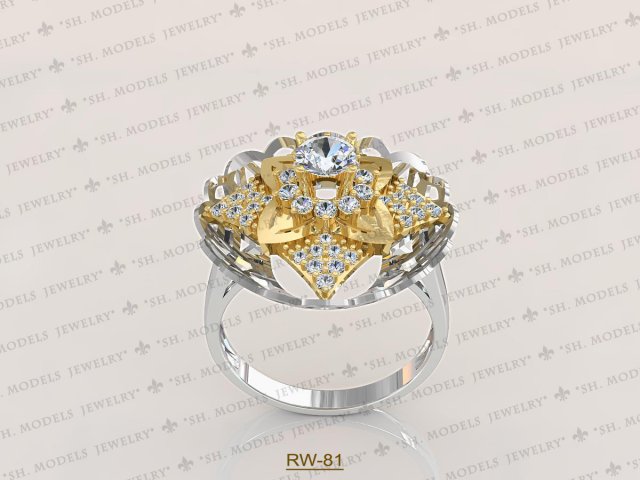 Womens Ring-RW-81 3D Model