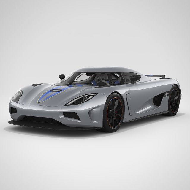 Koenigsegg Agera – HD Interior 3D Model