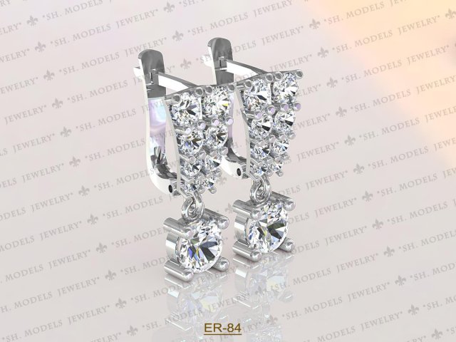 Earrings-84 3D Model