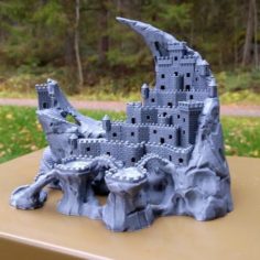 Fortress of the Crescent 3D Print Model