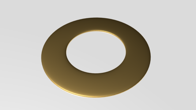 Flat Washer 3D Model