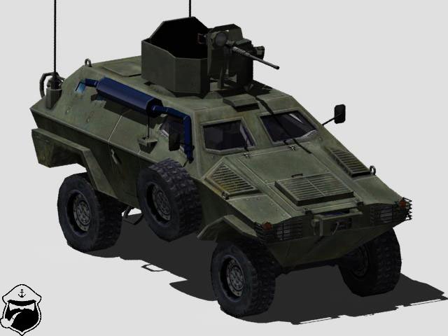 Otocar Cobra infantry mobility vehicle 3D Model