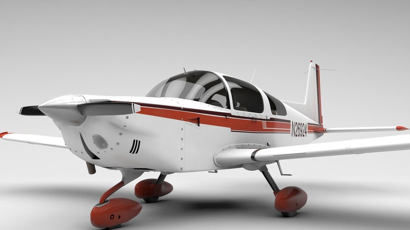 AA5A Grumman Cheetah 3D Model
