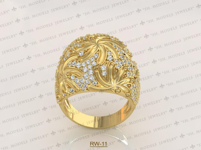 Womens Ring-RW-11 3D Model