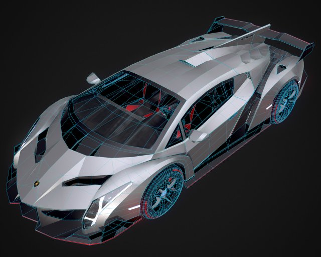 Lamborghini veneno 2013 3D Model