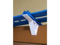 Plarail on lintel of Double-track for block 3D Print Model