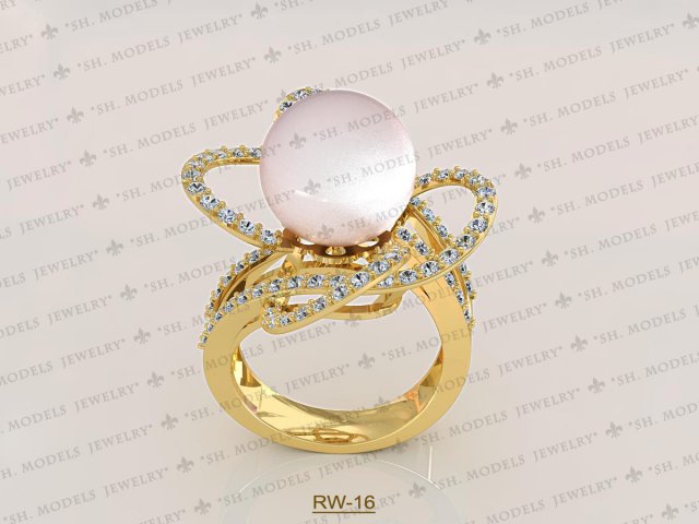 Womens Ring-RW-16 3D Model