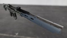 Sci-fi Rifle 3D Model