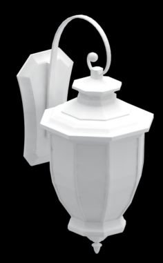 Light Fixture wall lantern Free 3D Model