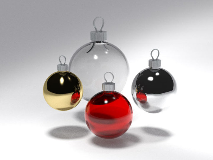 Xmas Sphere 1 Free 3D Model