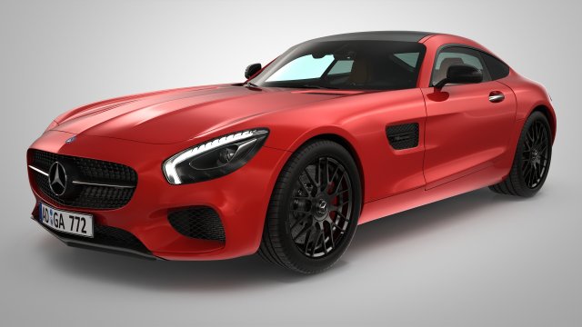 Mercedes AMG GT 3D Model