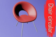 Circular Chair 3D model 3D Model
