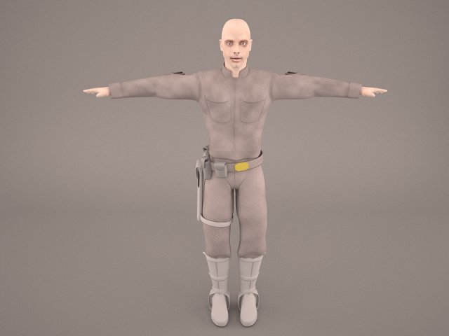 Luke Bespin Star Wars 3D Model