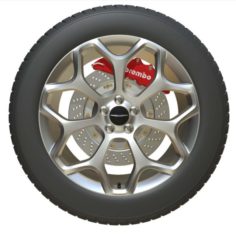 Chrysler wheel 3D Model