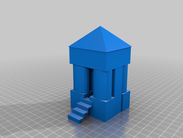 temple 3D Print Model