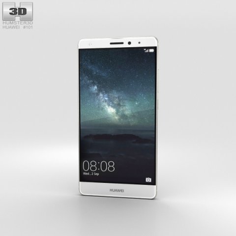 Huawei Mate S Luxurious Gold 3D Model