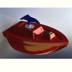 Bath boat with soap dispenser 3D Print Model