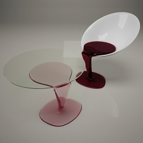 Water chair 3D Model