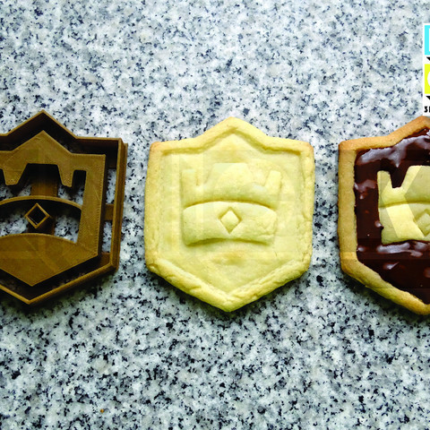 cookie cutter cookie cutter clash royale 3D Print Model