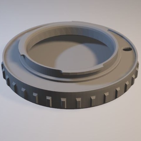 Sony e-mount body cap 3D Print Model