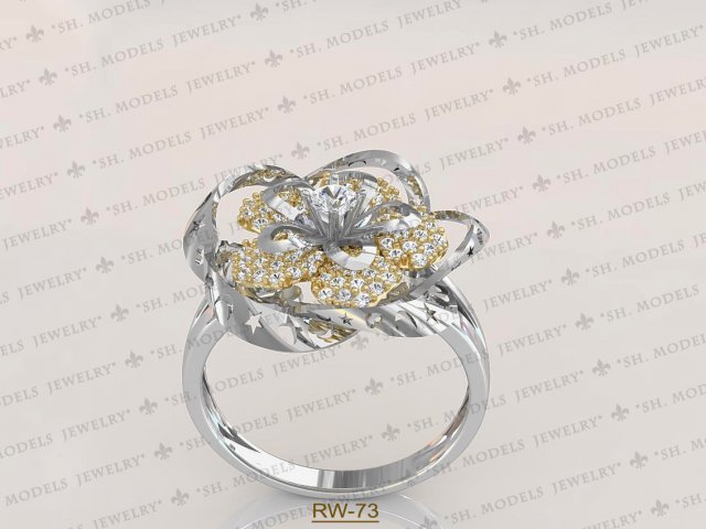 Womens Ring-RW-73 3D Model