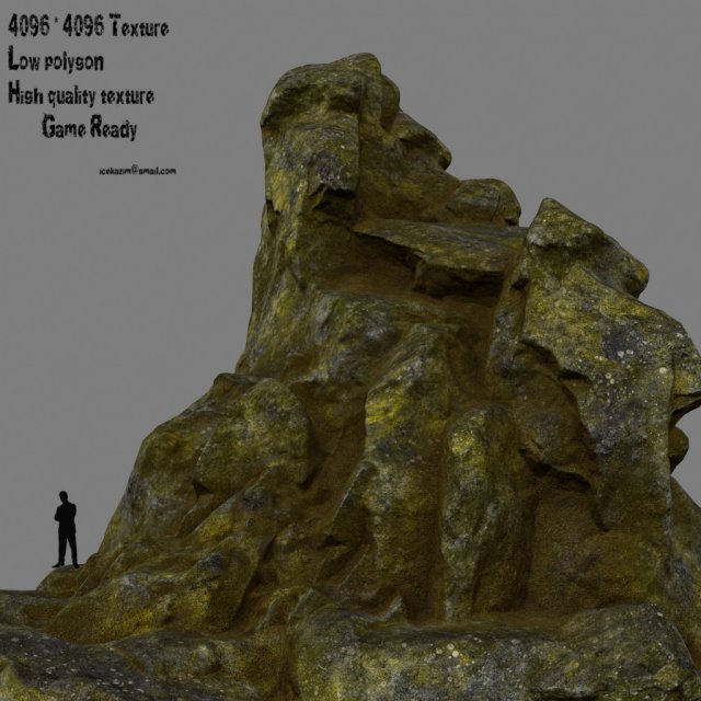 Mountain rocks 3D Model