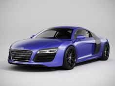 Audi R8 2014 3D Model