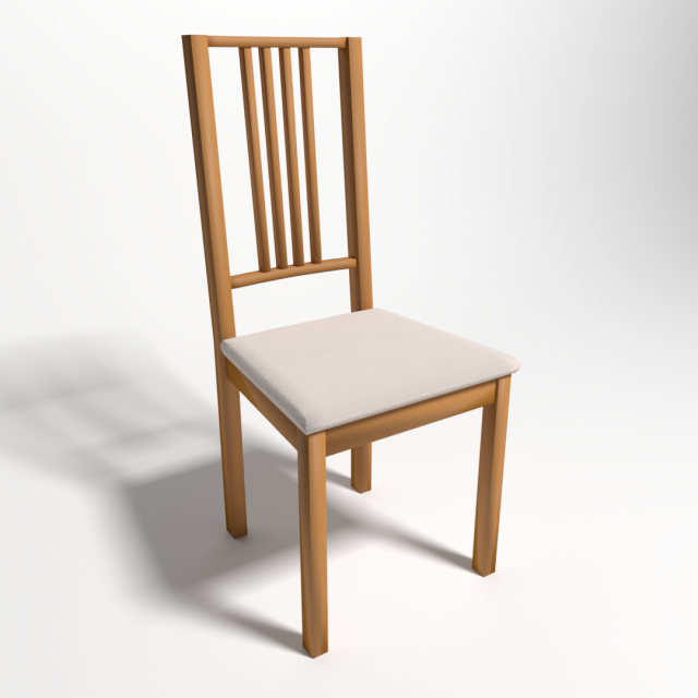 Simple Chair 3D Model