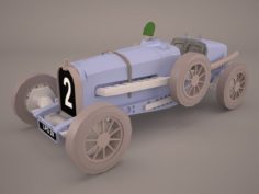 Bugatti Type 35 1925 3D Model