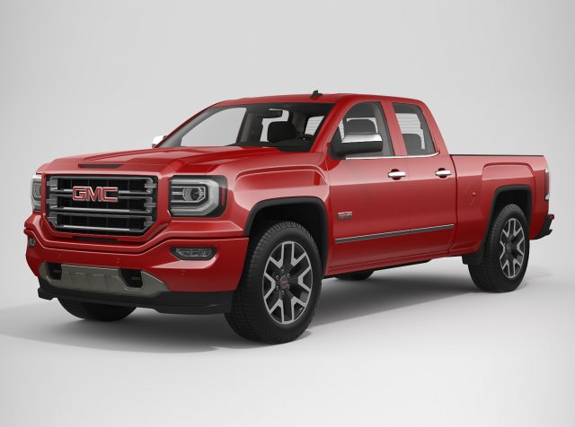 2017 GMC Sierra 1500 Double Cab All Terrain 3D Model