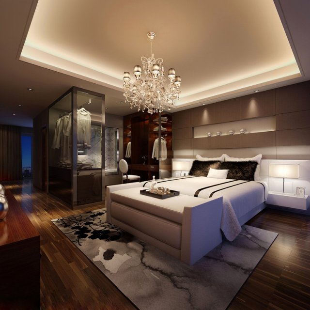 Luxury luxury home decoration – bedroom 6109 3D Model