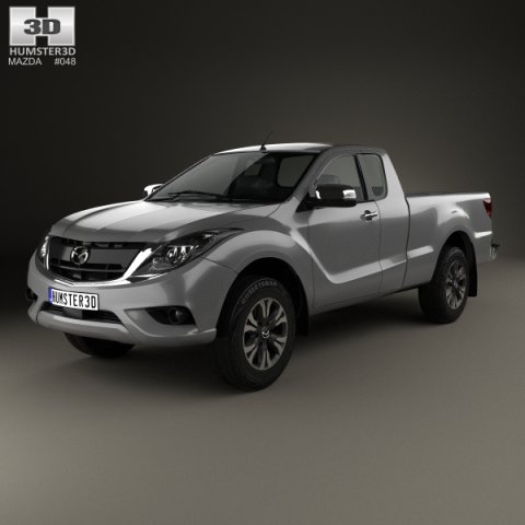 Mazda BT-50 Freestyle Cab 2016 3D Model