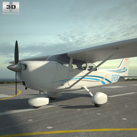 Cessna 172 Skyhawk 3D Model