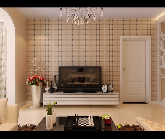 The luxurious modern living room is 1869 3D Model