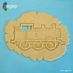 Detailed Thomas the Tank Engine Cookie Cutter 3D Print Model