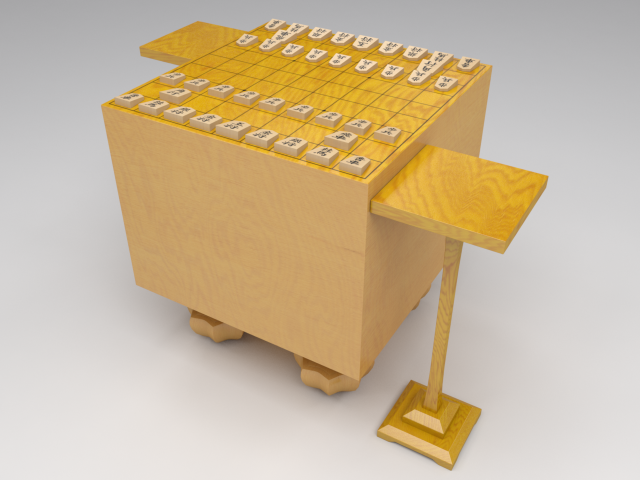 Shogi set 3D Model